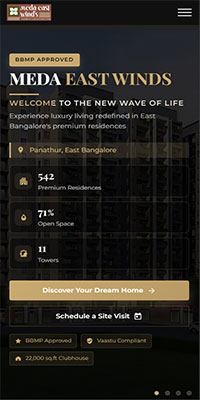 Property Microsite on Mobile