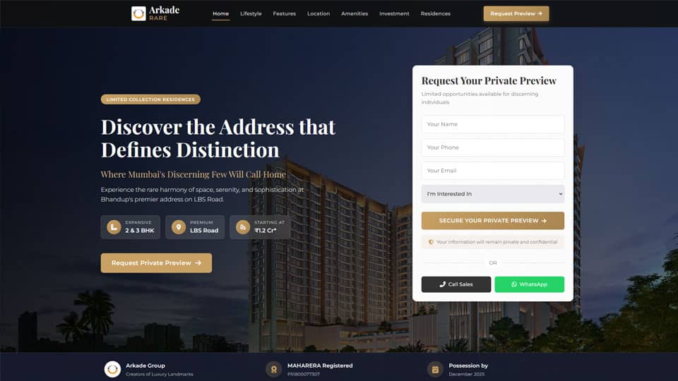 Elaborative & Engaging Ad Landing Page with Detailed Info